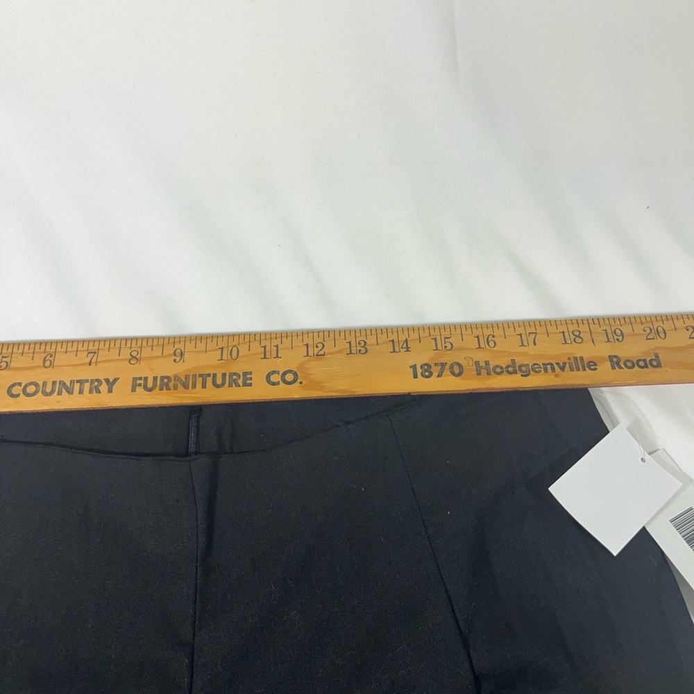 JUSTFAB LINEN ANKLE‎ PANT BACK ZIP CLOSURE SZ 1X BLACK NEW - Picture 11 of 13